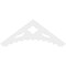 Ekena Millwork Pitch Wellington Architectural Grade PVC Gable Pediment, 72"W x 27"H x 1"P (9/12) GPP072X027X100WEL - alternate 5